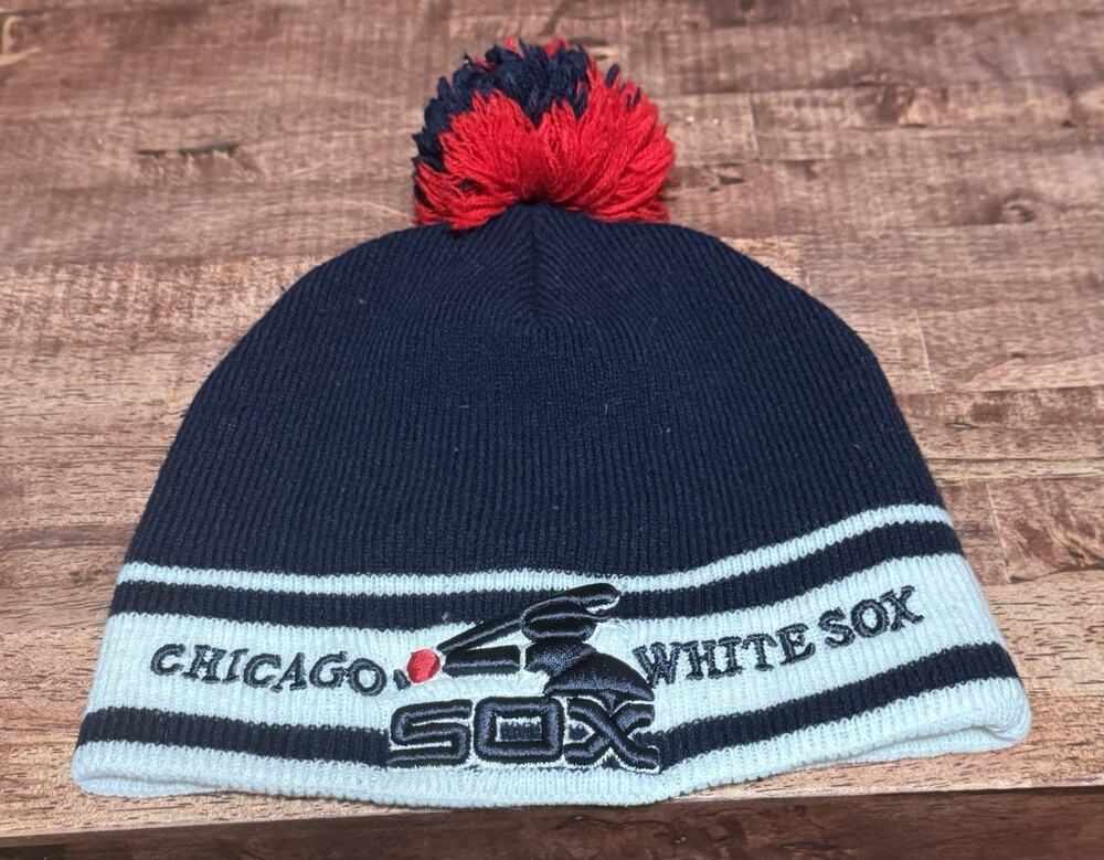 Vintage Chicago White Sox Beanie W/ Pom